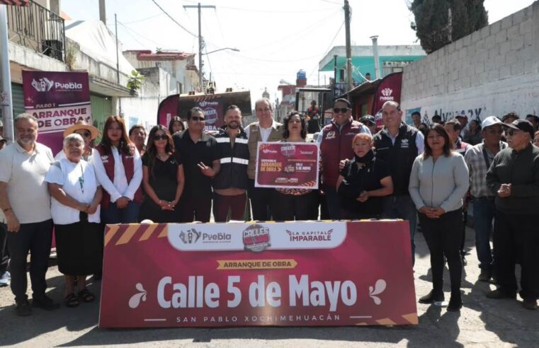 Fortalecerá Gobierno de la Ciudad infraestructura vial en San Pablo Xochimehuacán