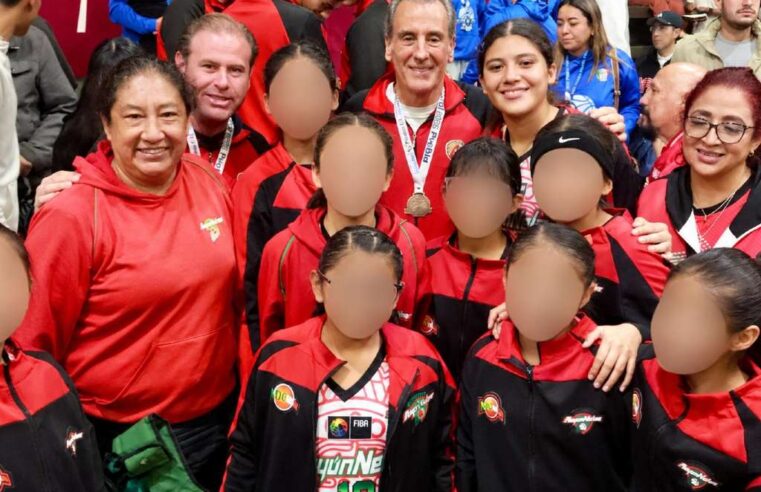 Acompaña Pepe Chedraui a jóvenes basquetbolistas en la final estatal de la Liga Telmex-Telcel 2026