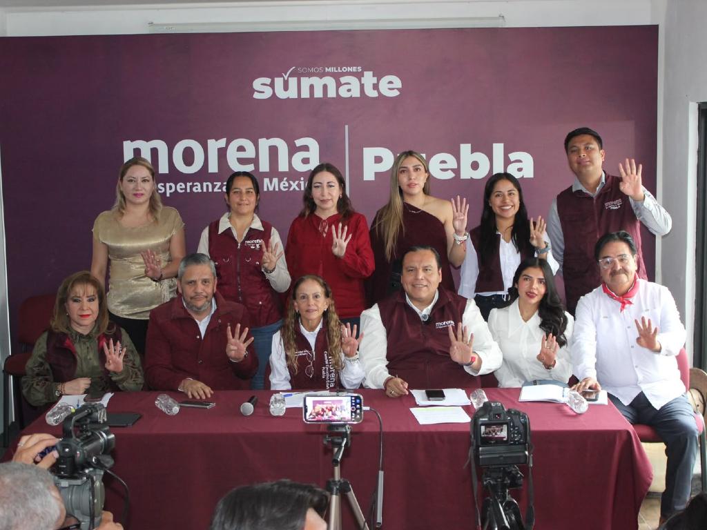 Morena en Puebla destaca 72% de aprobación de Claudia Sheinbaum