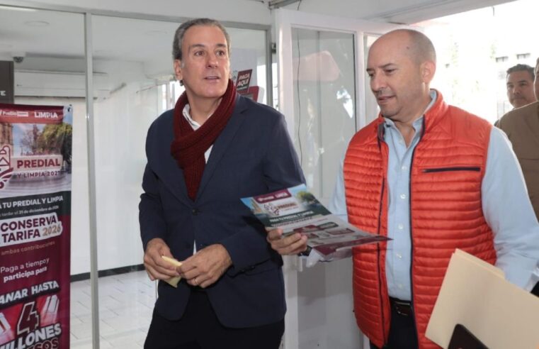 Pepe Chedraui exhorta a las y los contribuyentes a aprovechar el Programa de Pago Anticipado de Predial y Limpia 2027