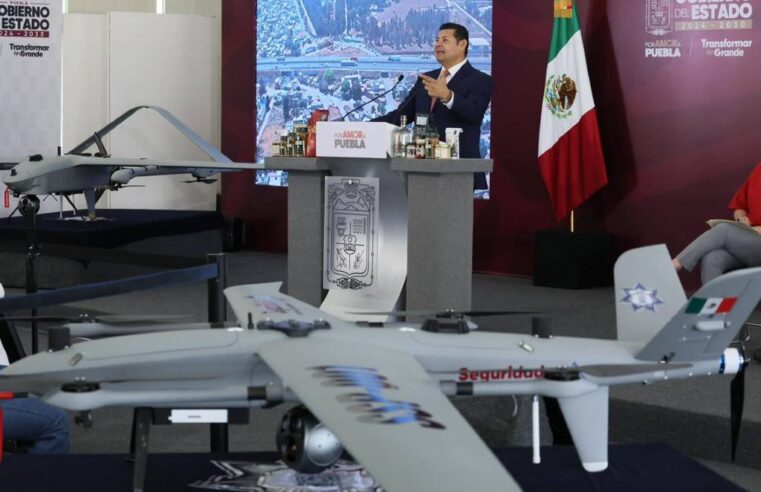 Puebla refuerza la seguridad con drones de alta tecnología: vigilarán carreteras y detectarán tomas clandestinas