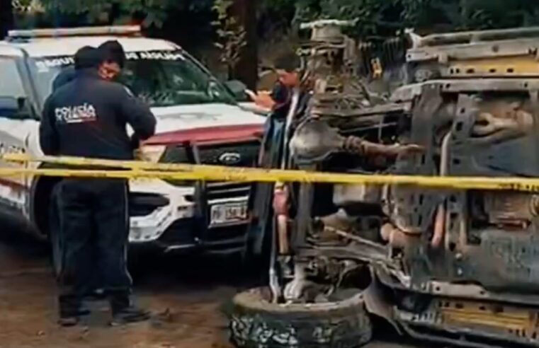 Tragedia en la Recta a Cholula: camioneta vuelca y deja un hombre sin vida