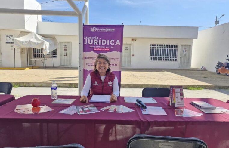 Secretaría de las Mujeres acerca atención psicológica y asesoría jurídica gratuita a las mujeres de Puebla