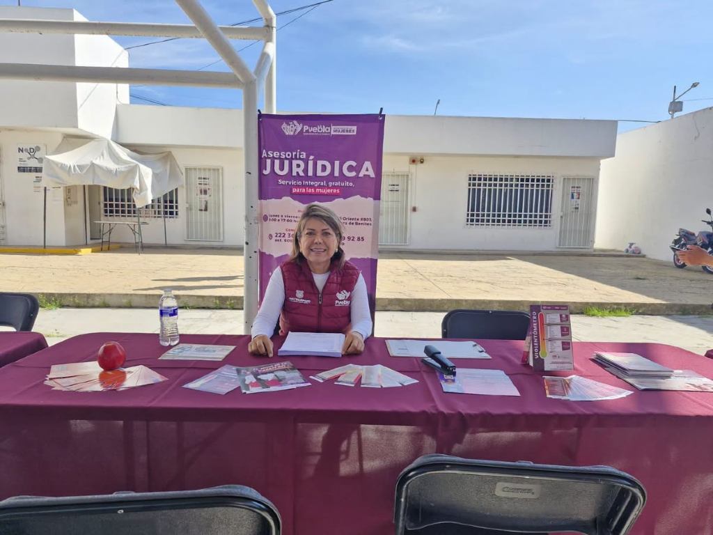 Secretaría de las Mujeres acerca atención psicológica y asesoría jurídica gratuita a las mujeres de Puebla