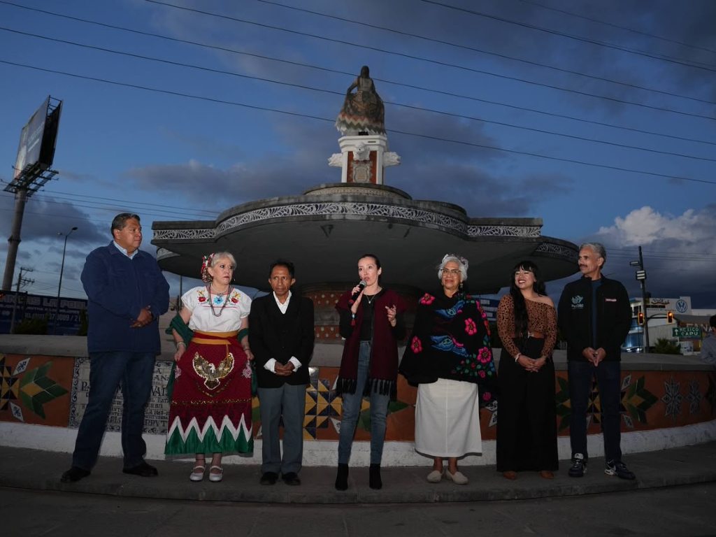 Gobierno de la Ciudad entrega trabajos de conservación de la Fuente de la China Poblana